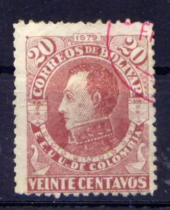(739) Kolumbien Bolivar Nr.13        O  gestempelt