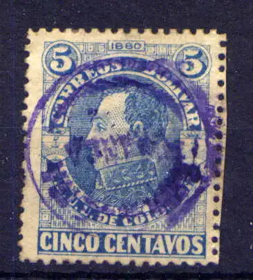 (741) Kolumbien Bolivar Nr.15        O  gestempelt