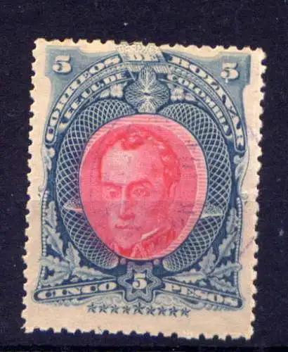 (742) Kolumbien Bolivar Nr.27        O  gestempelt