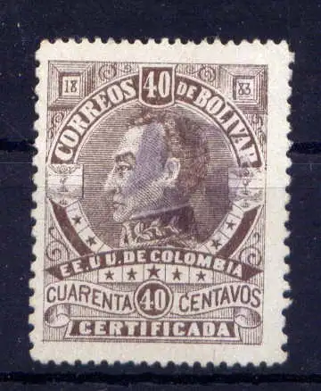 (744) Kolumbien Bolivar Nr.34        O  gestempelt