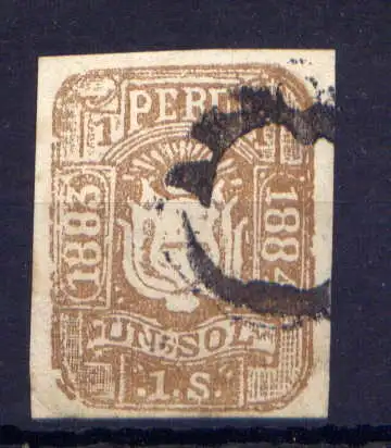 (514) Peru Porto Nr.V          O  gestempelt
