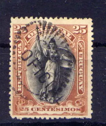 (199) Uruguay Dienst Nr.56          O  gestempelt