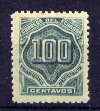 (322) Ecuador Porto Nr.7          *  ungebraucht