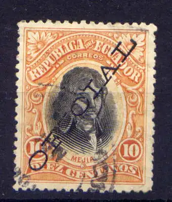 (323) Ecuador Dienst Nr.48          O  gestempelt
