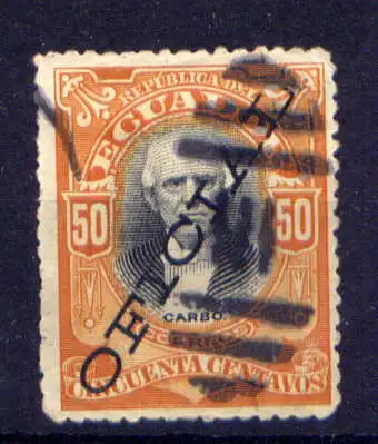 (324) Ecuador Dienst Nr.50          O  gestempelt
