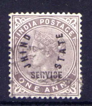 (001) Indien Jind Dienst Nr.2           O  gestempelt