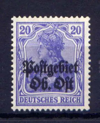 (012) Postgebiet Ob. Ost Nr.8          **  postfrisch