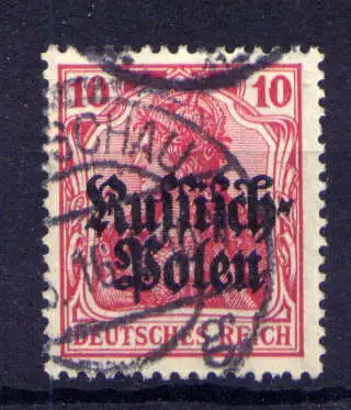 (016) Deutsche Post in Polen Nr.3          O  gestempelt