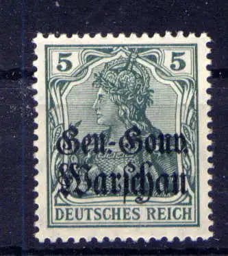 (021) Deutsche Post in Polen Nr.8          *  ungebraucht