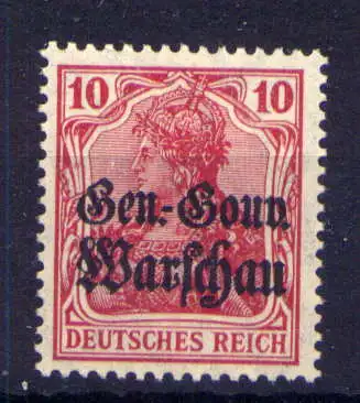 (024) Deutsche Post in Polen Nr.10          *  ungebraucht