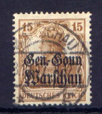 (026) Deutsche Post in Polen Nr.11          O  gestempelt