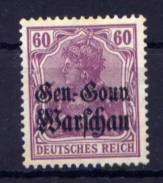 (028) Deutsche Post in Polen Nr.16          (*)  ohne Gummierung