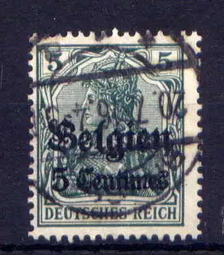 (028) Post in Belgien Nr.2        O  gestempelt