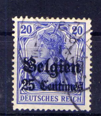 (032) Post in Belgien Nr.4        O  gestempelt