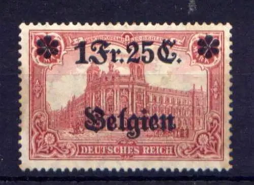 (037) Post in Belgien Nr.8        *  ungebraucht