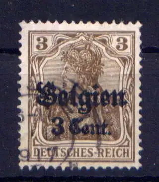 (040) Post in Belgien Nr.11        O  gestempelt
