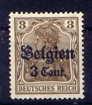 (041) Post in Belgien Nr.11        *  ungebraucht