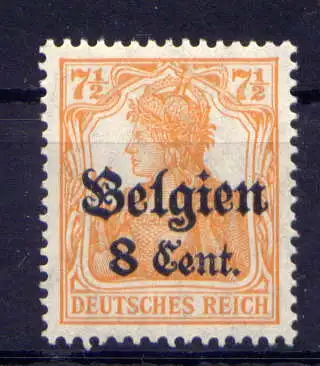 (042) Post in Belgien Nr.13        *  ungebraucht