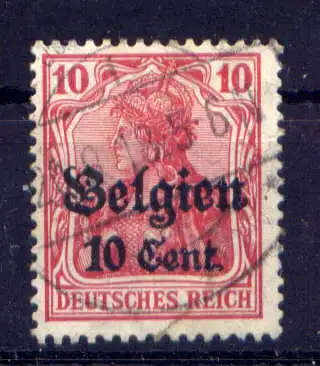 (043) Post in Belgien Nr.14        O  gestempelt