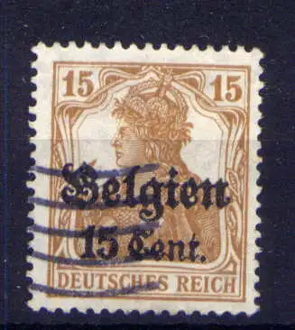 (044) Post in Belgien Nr.15        O  gestempelt