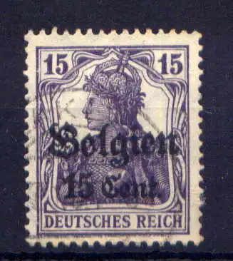 (046) Post in Belgien Nr.16        O  gestempelt