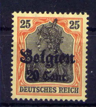 (047) Post in Belgien Nr.17        *  ungebraucht