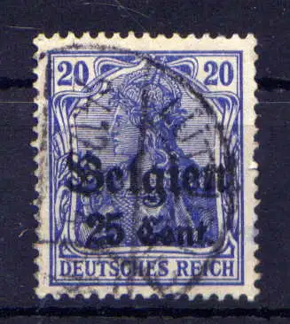 (048) Post in Belgien Nr.18        O  gestempelt