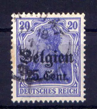 (049) Post in Belgien Nr.18        O  gestempelt
