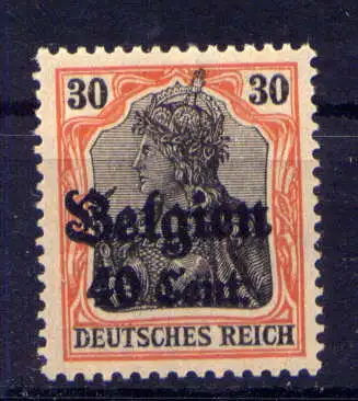 (050) Post in Belgien Nr.19        *  ungebraucht