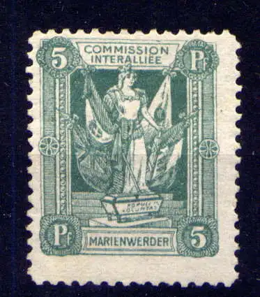 (015) Marienwerder Nr.1                         *  ungebraucht