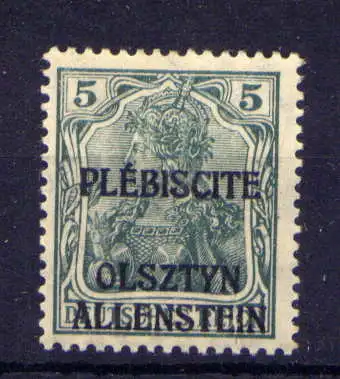 (001) Allenstein Nr.1                         *  ungebraucht