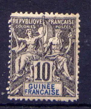 (002) Französisch - Guinea Nr.5          (*)  ohne Gummierung