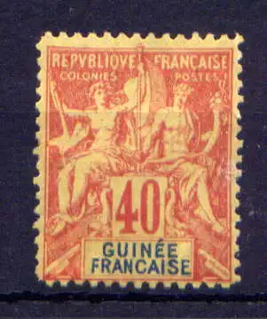 (003) Französisch - Guinea Nr.10          (*)  ohne Gummierung