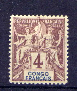 (001) Französisch - Kongo Nr.17          *  ungebraucht