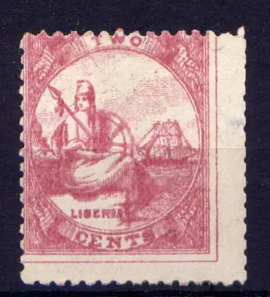 (002) Liberia Nr.11          (*)  ohne Gummierung