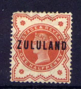 (001) Zululand Nr.2          *  ungebraucht