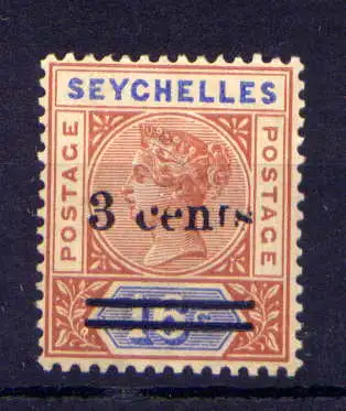 (005) Seychellen Nr.31          (*)  ohne Gummierung