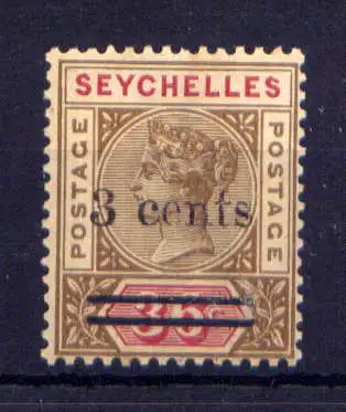 (006) Seychellen Nr.32          (*)  ohne Gummierung