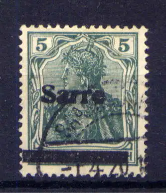 (272) Saargebiet Nr.4         O  gestempelt