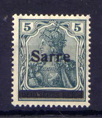 (273) Saargebiet Nr.4         *  ungebraucht