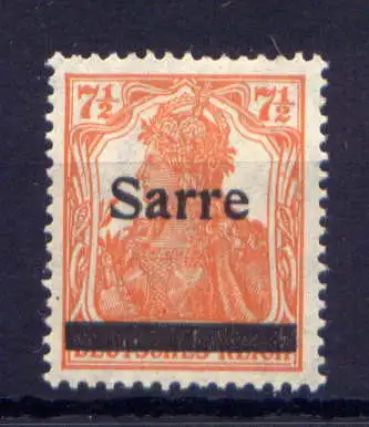 (274) Saargebiet Nr.5         *  ungebraucht