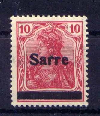 (275) Saargebiet Nr.6         *  ungebraucht