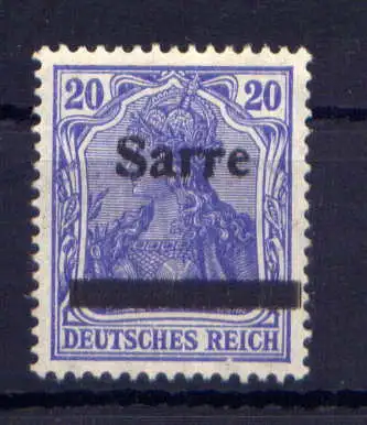 (277) Saargebiet Nr.8         *  ungebraucht