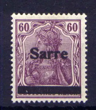 (281) Saargebiet Nr.14         *  ungebraucht