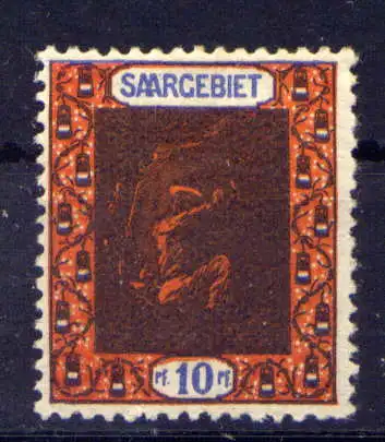 (296) Saargebiet Nr.54         *  ungebraucht