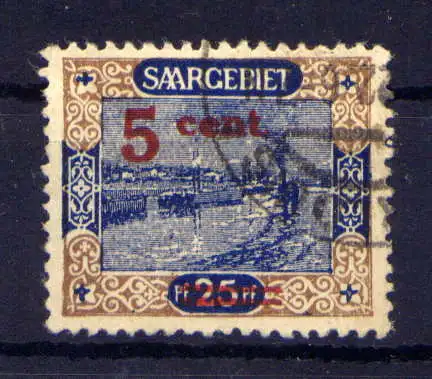 (300) Saargebiet Nr.71         O  gestempelt