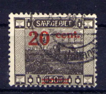 (303) Saargebiet Nr.74         O  gestempelt