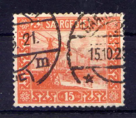 (314) Saargebiet Nr.98         O  gestempelt