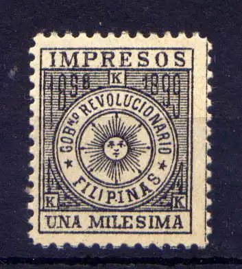 (341) Philippinen Post der Aufständigen Nr.4            *  ungebraucht
