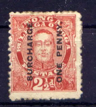 (006) Tonga Nr.34            (*)  ohne Gummierung
